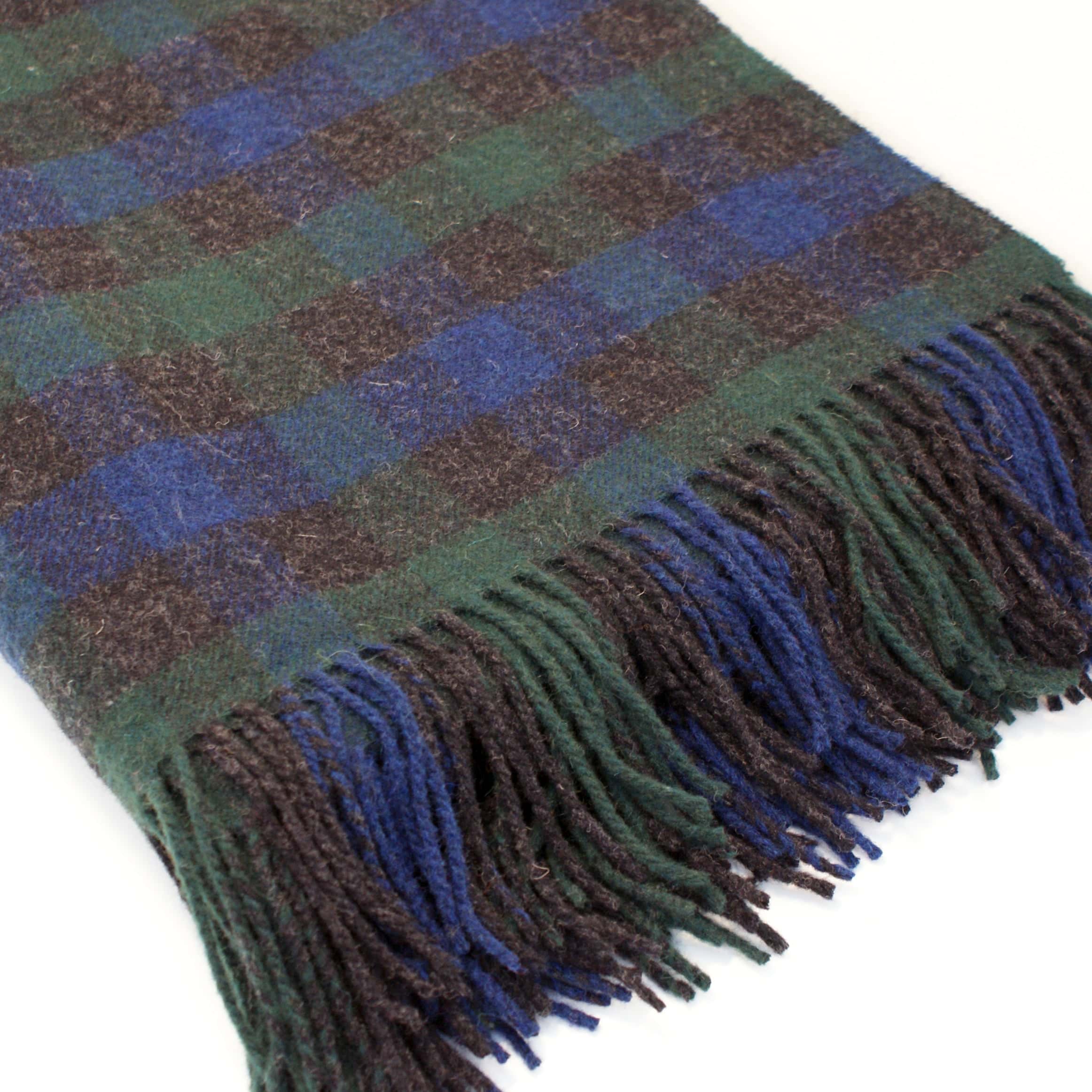 Travel Rug, Buffalo, Emerald & Indigo